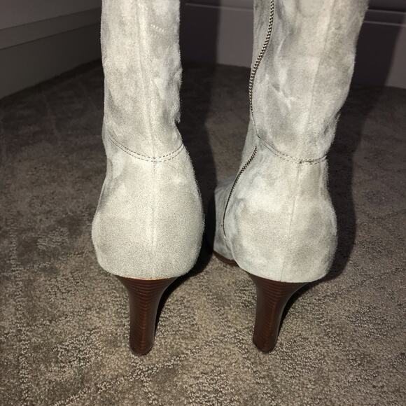 COLE HAAN Nicole Air Tall Boot Gray Suede Size 8 - Picture 4 of 8